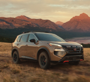 Nissan rogue in the mountains of Arizona